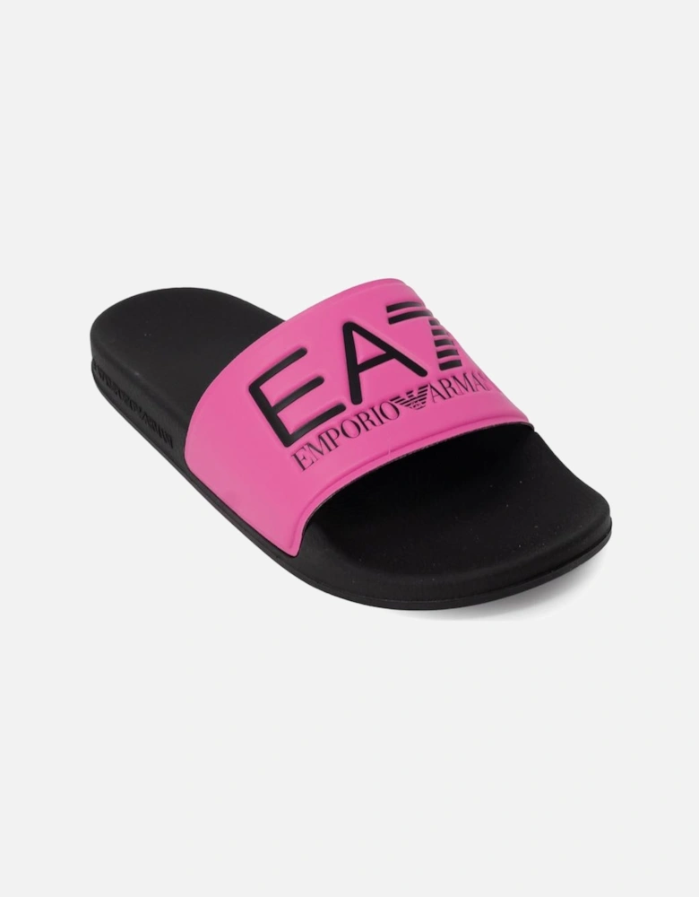 Slides PinkBlack Model Women Slippers