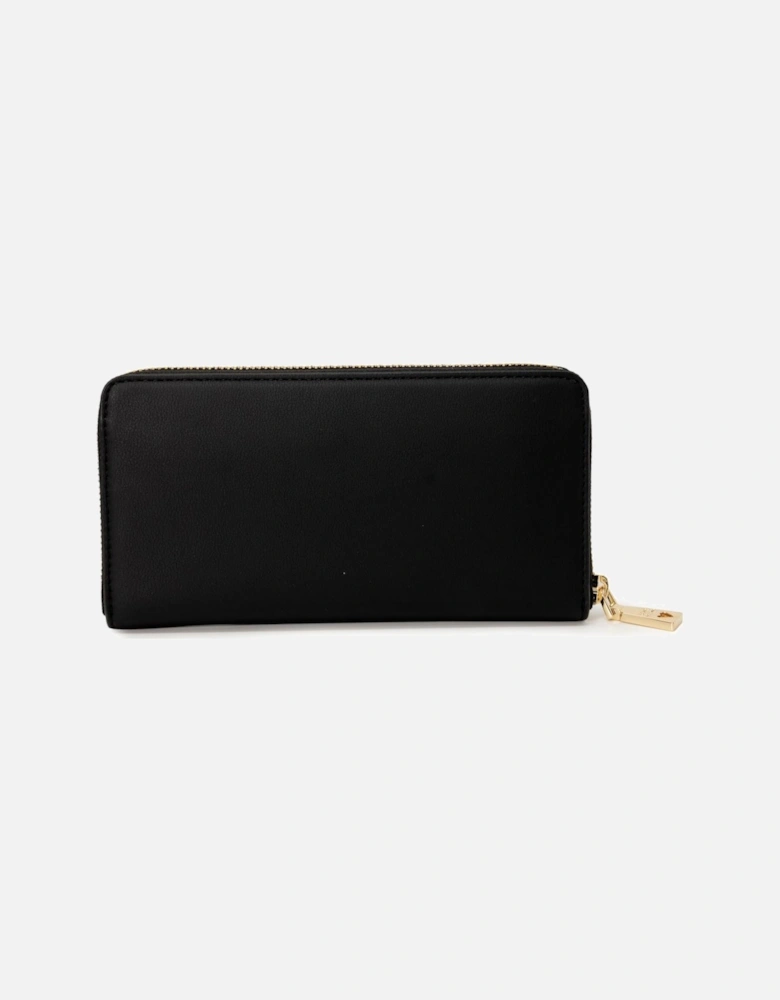Zip Around Wallet Logo Women - Black