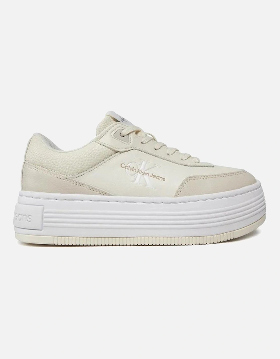 Platform Sneakers YW0YW00336 Cream Women - Beige