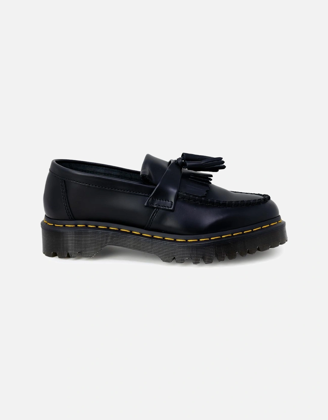 Bonny Tassel Loafer Black Women Slip Ons, 4 of 3