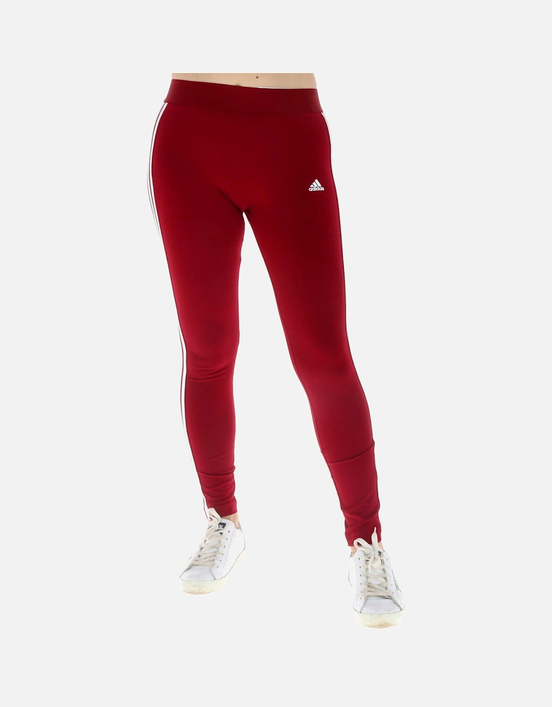 Essentials Leggings 3Stripes Style Women - Red, 4 of 3