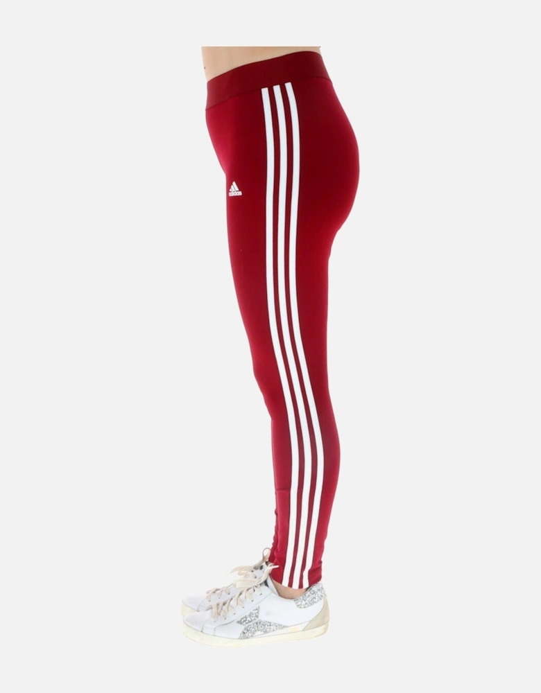 Essentials Leggings 3Stripes Style Women - Red