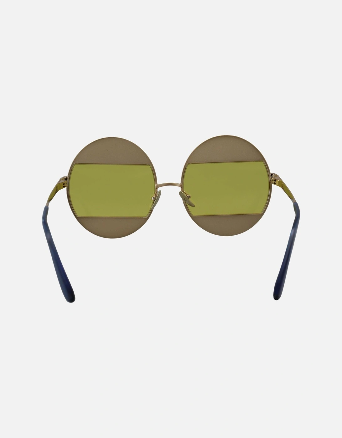DG4374 Round Sunglasses Crystal Detail Women - Gold