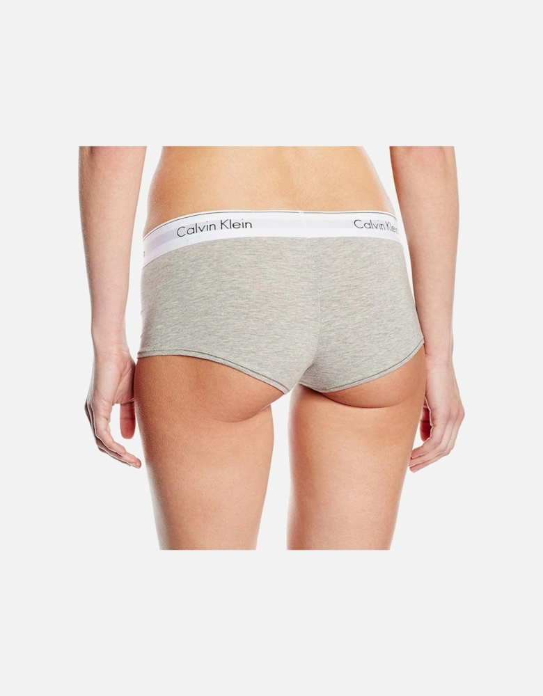 Womens Grey Cotton Blend Modal Underwear