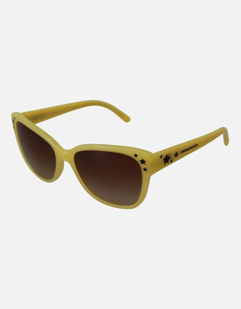 DG4338 Cateye Star Sunglasses Women - Yellow