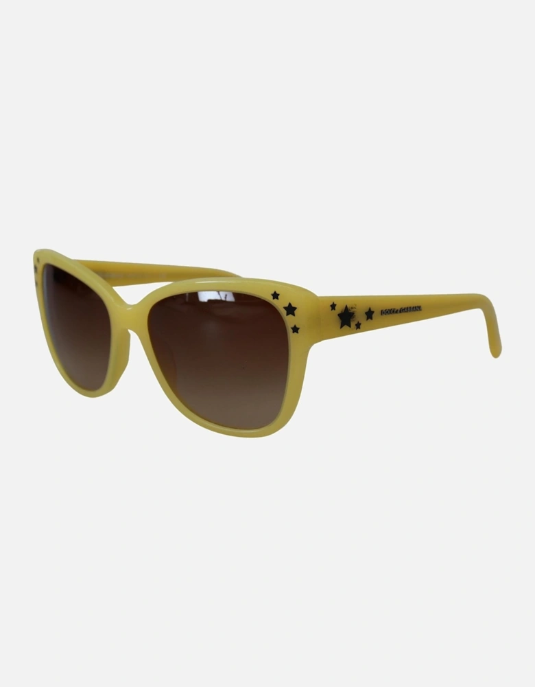 DG4338 Cateye Star Sunglasses Women - Yellow