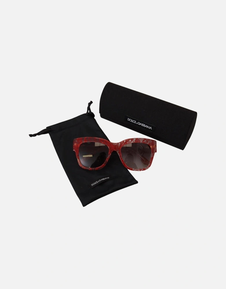 Dolce Gabbana Lace SunglassesRed Lace Women