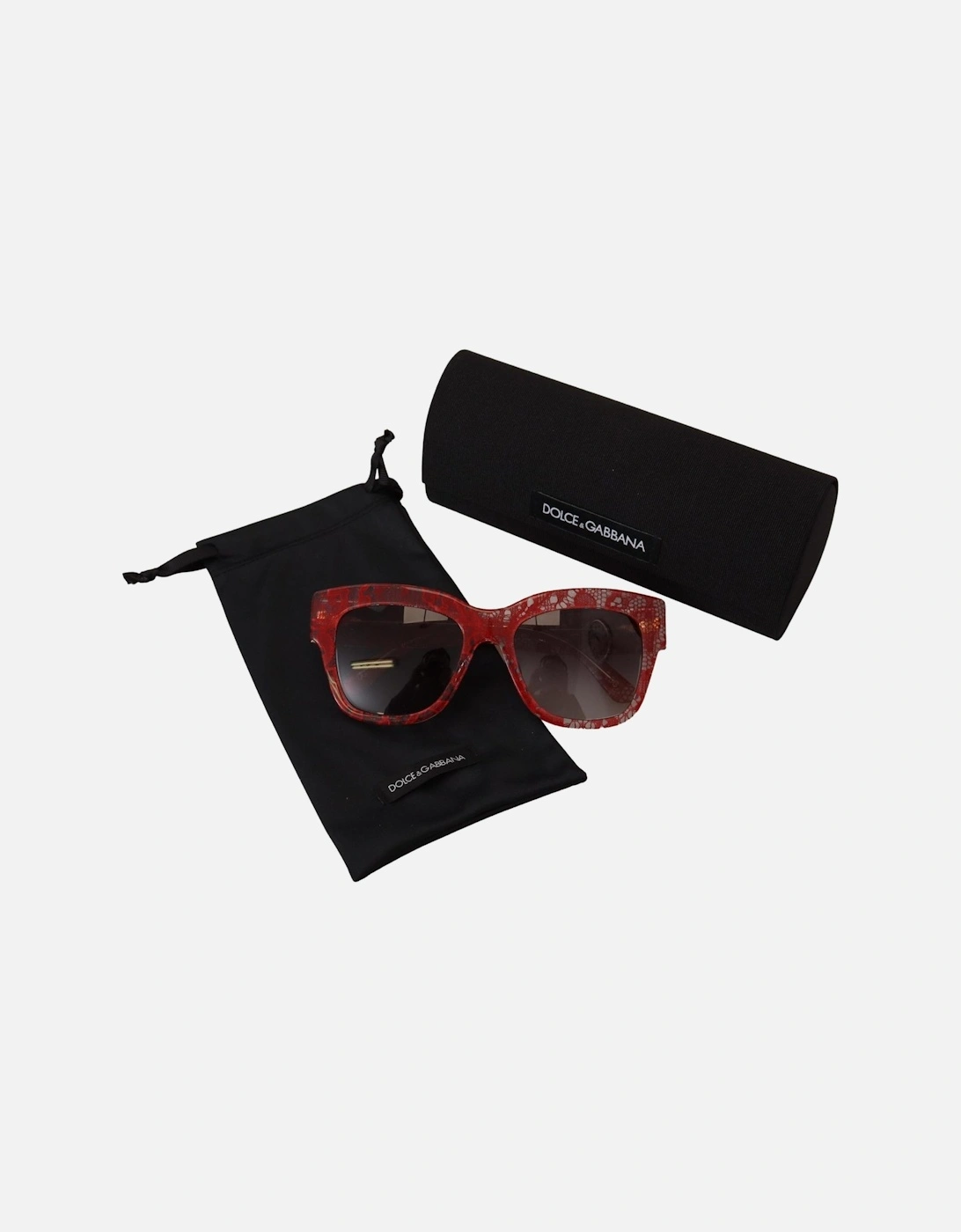 Dolce Gabbana Lace SunglassesRed Lace Women