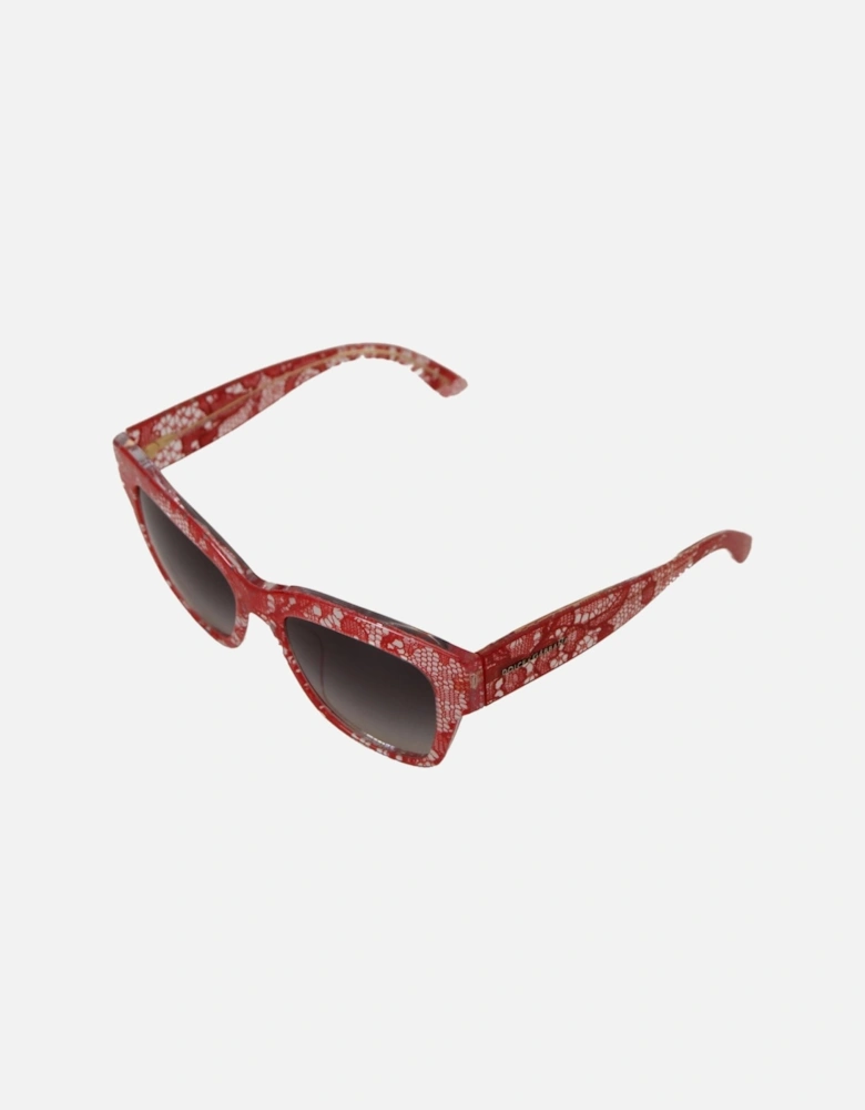 Dolce Gabbana Lace SunglassesRed Lace Women