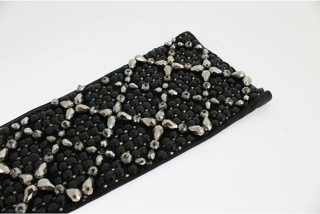 Embellished Gloves GLO020 Women - Black