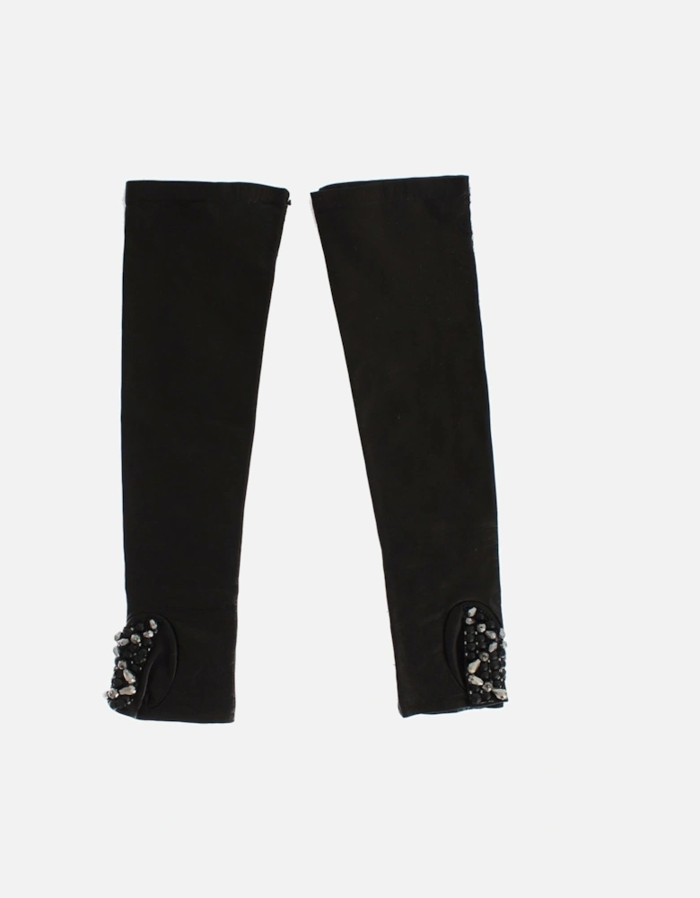 Embellished Gloves GLO020 Women - Black