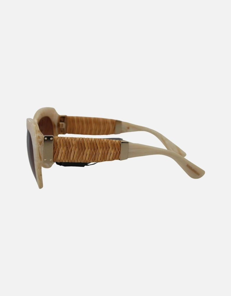 DG4338 Beige CatEye Sunglasses Women