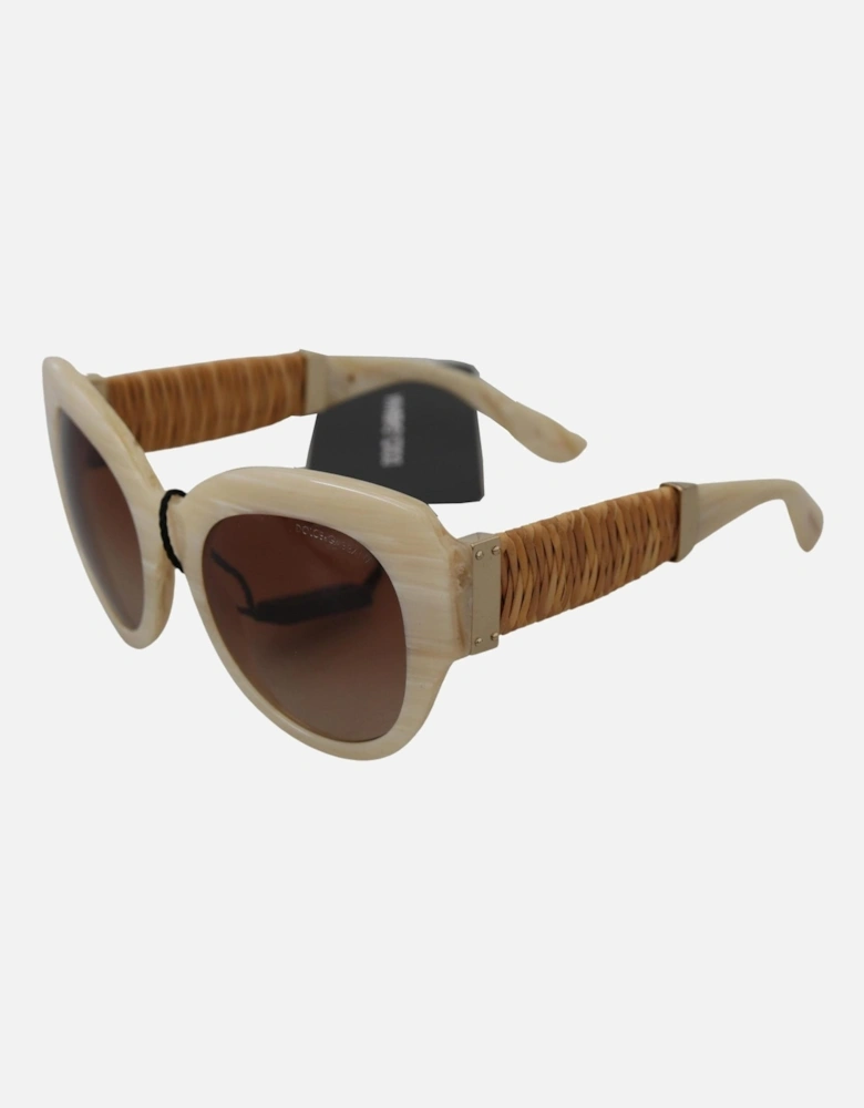 DG4338 Beige CatEye Sunglasses Women