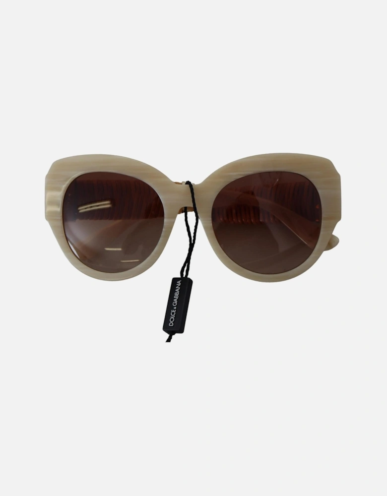 DG4338 Beige CatEye Sunglasses Women