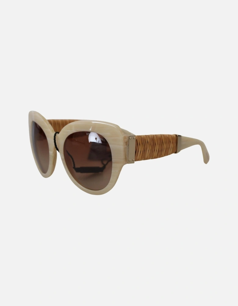 DG4338 Beige CatEye Sunglasses Women