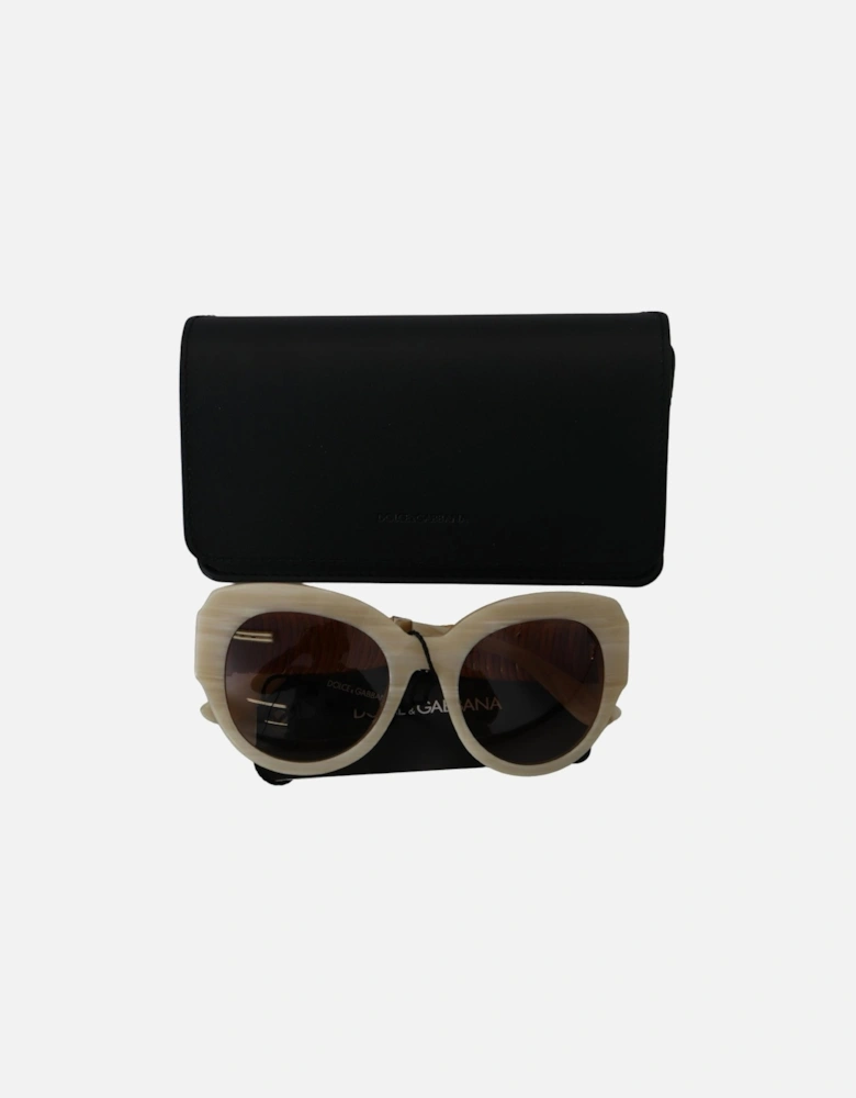DG4338 Beige CatEye Sunglasses Women