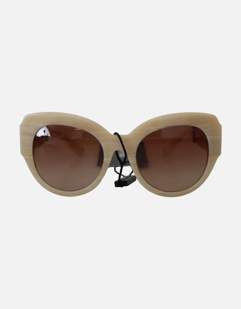 DG4338 Beige CatEye Sunglasses Women