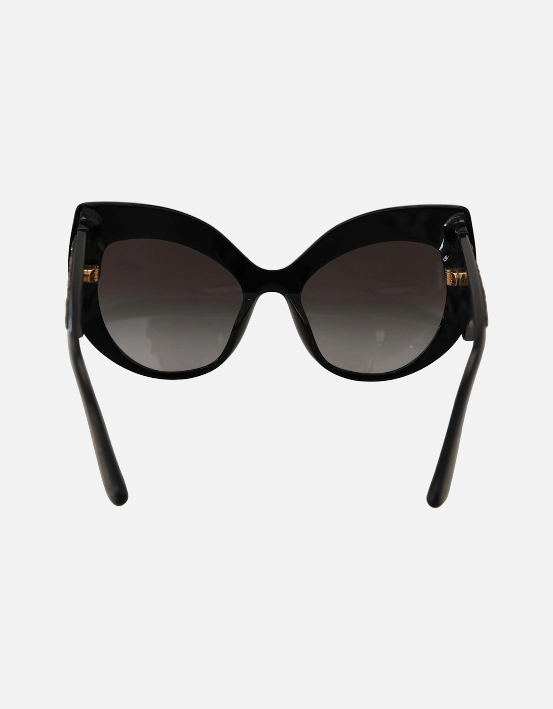DG4338 Sequin Cat Eye Sunglasses Women - Black Gold