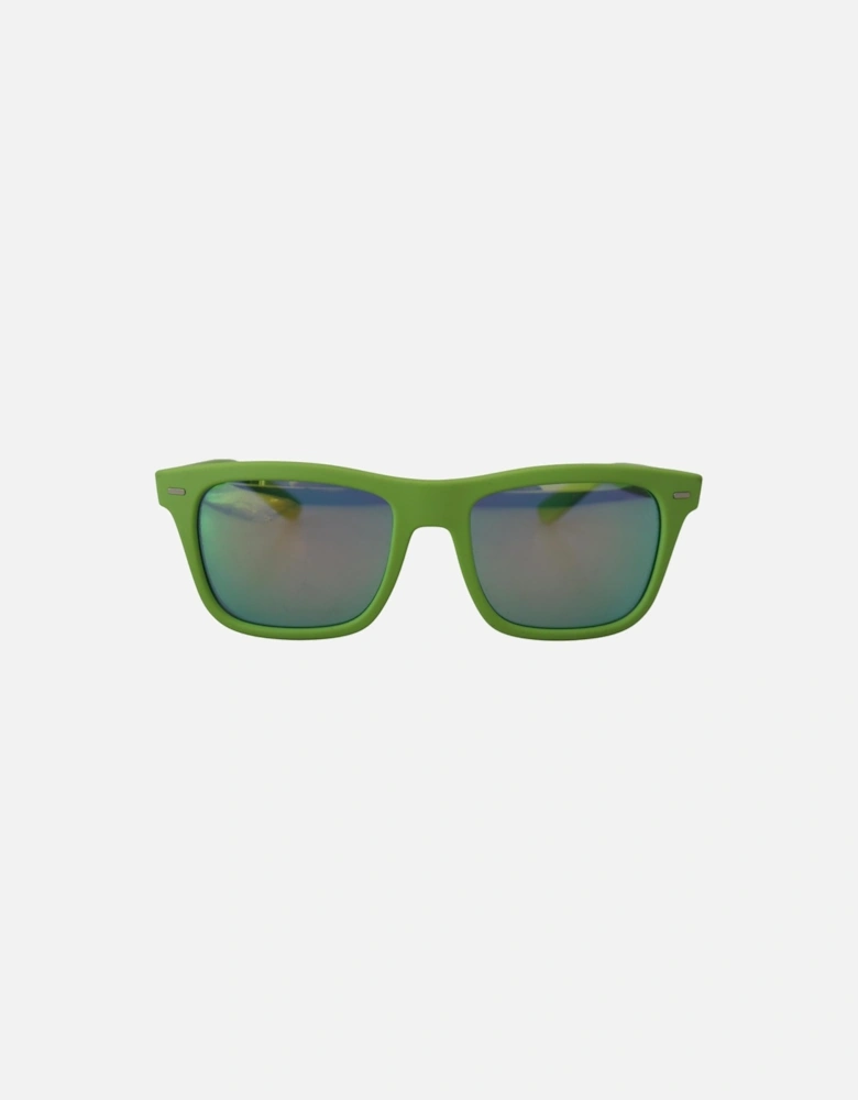 DG Sunglasses Square Frame Green Women