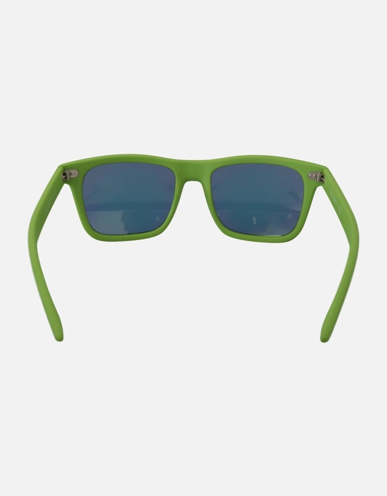 DG Sunglasses Square Frame Green Women