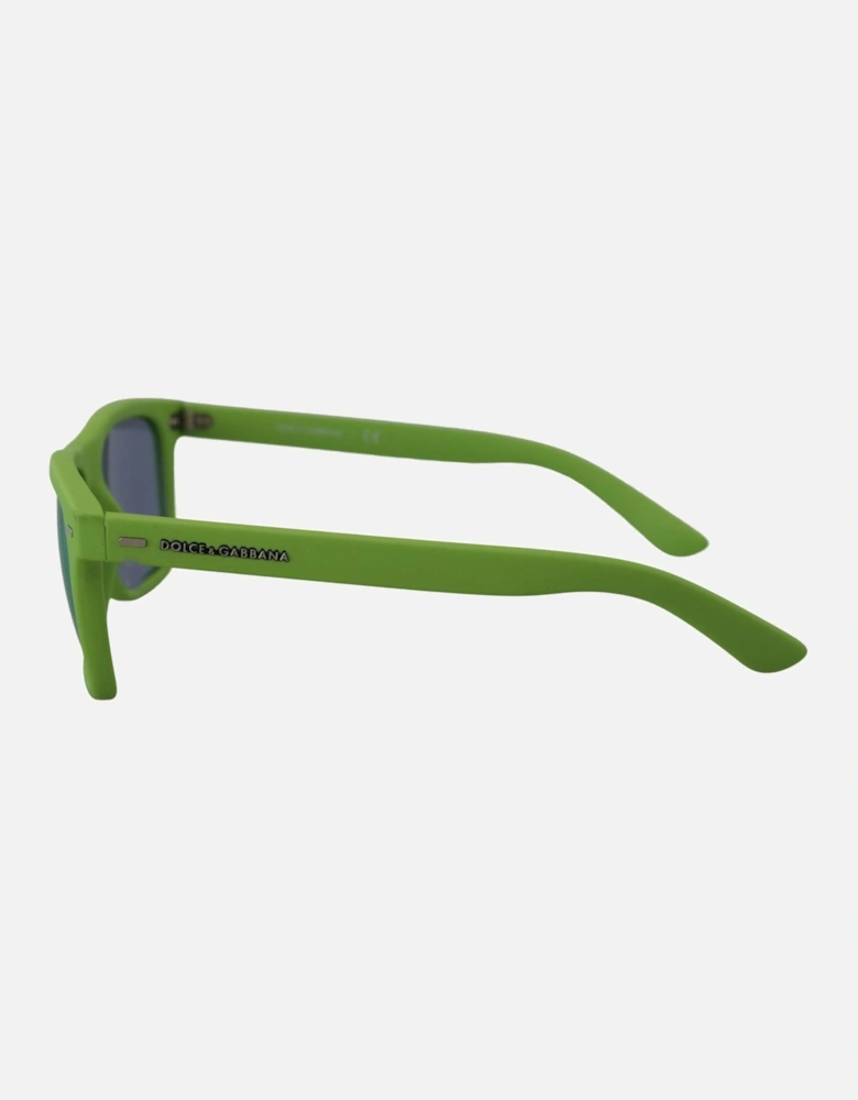 DG Sunglasses Square Frame Green Women