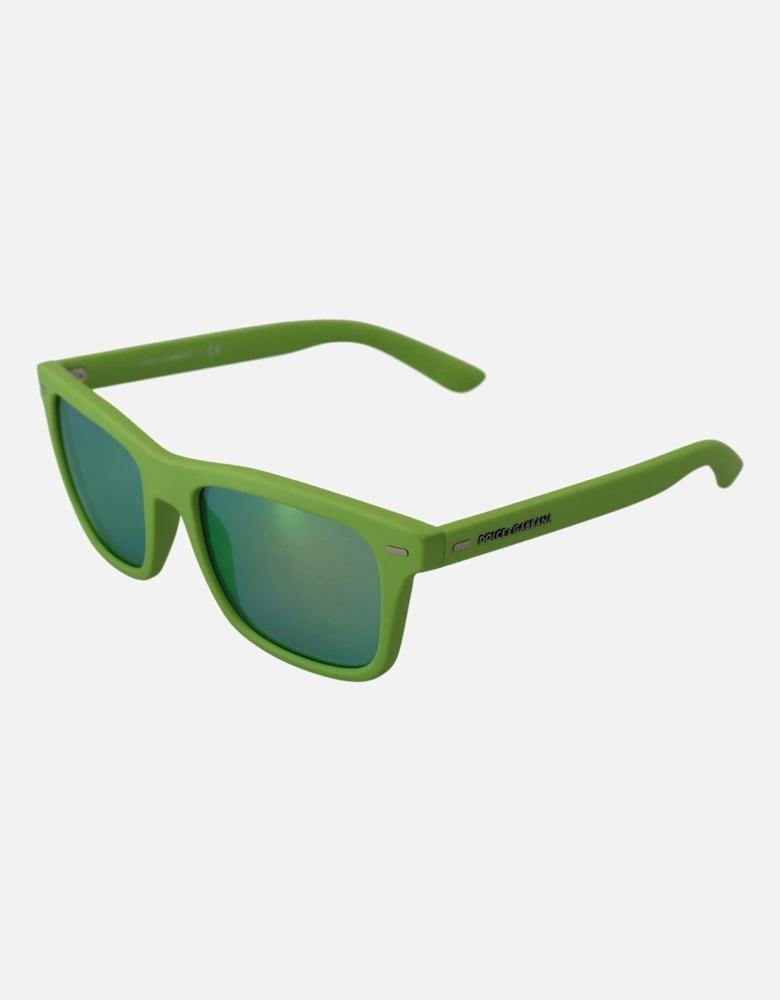 DG Sunglasses Square Frame Green Women