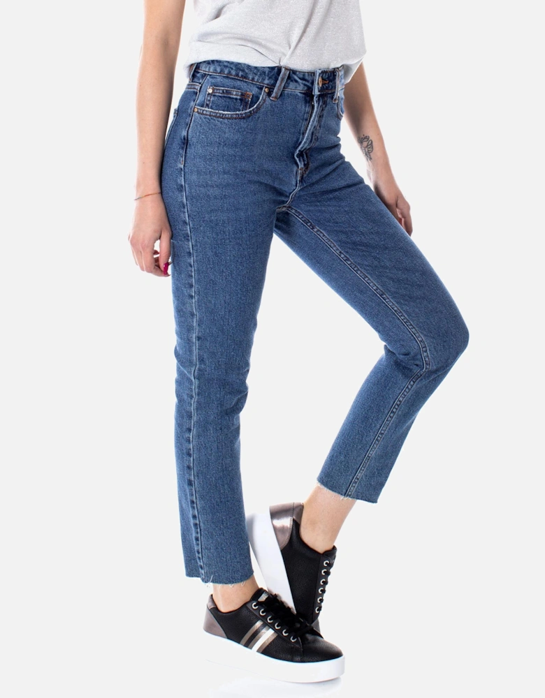 Machine Washable Stretch Denim Jeans Women - Blue