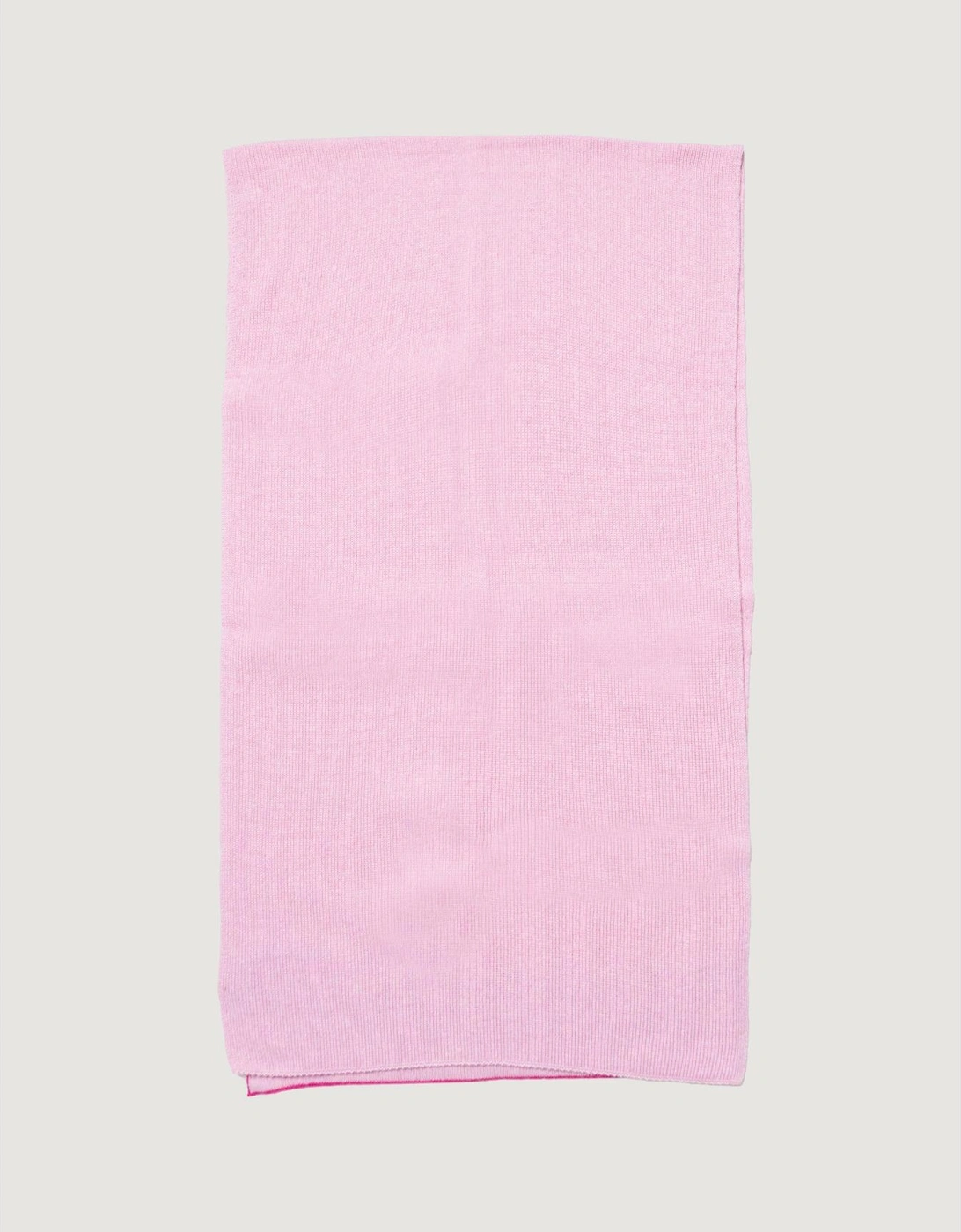 Logo Knitted Scarf Pink Women Scarves