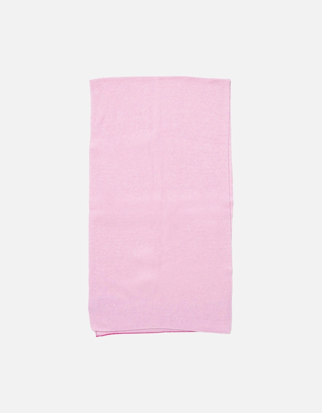 Logo Knitted Scarf Pink Women Scarves