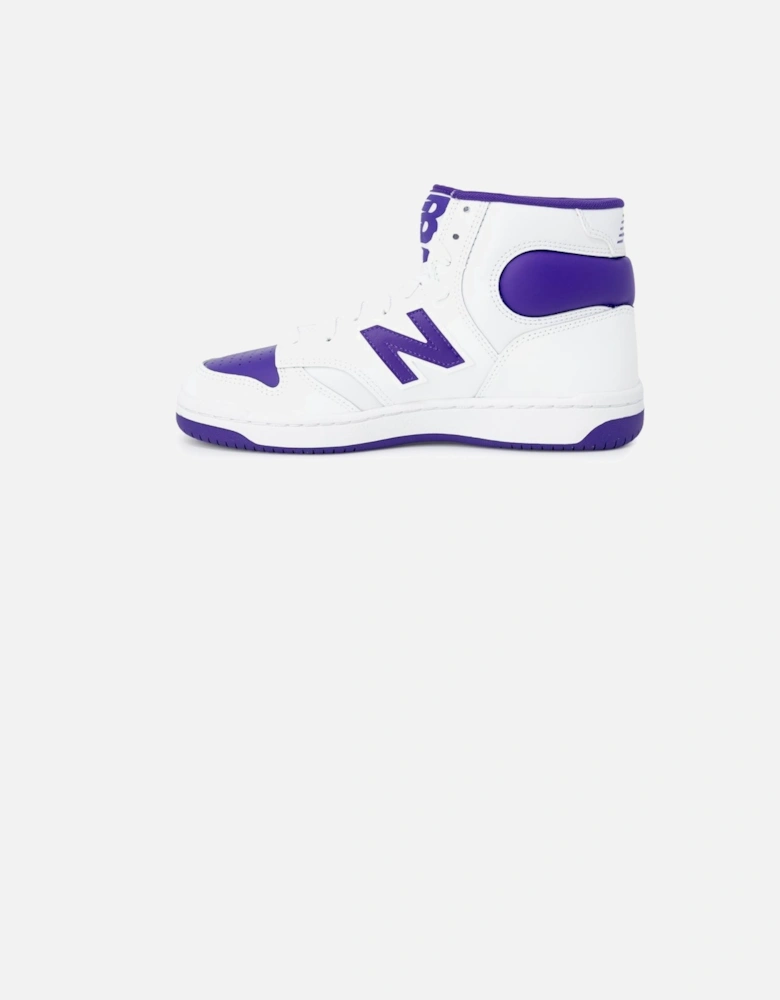 BB550 High Top Sneakers WhitePurple Women