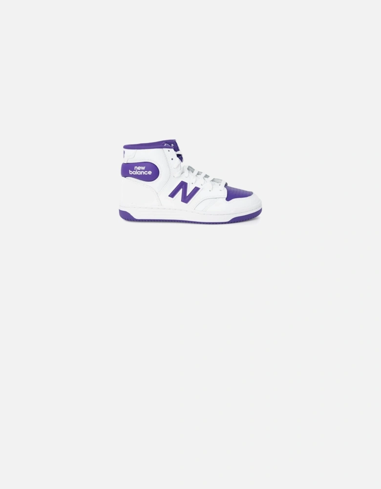 BB550 High Top Sneakers WhitePurple Women