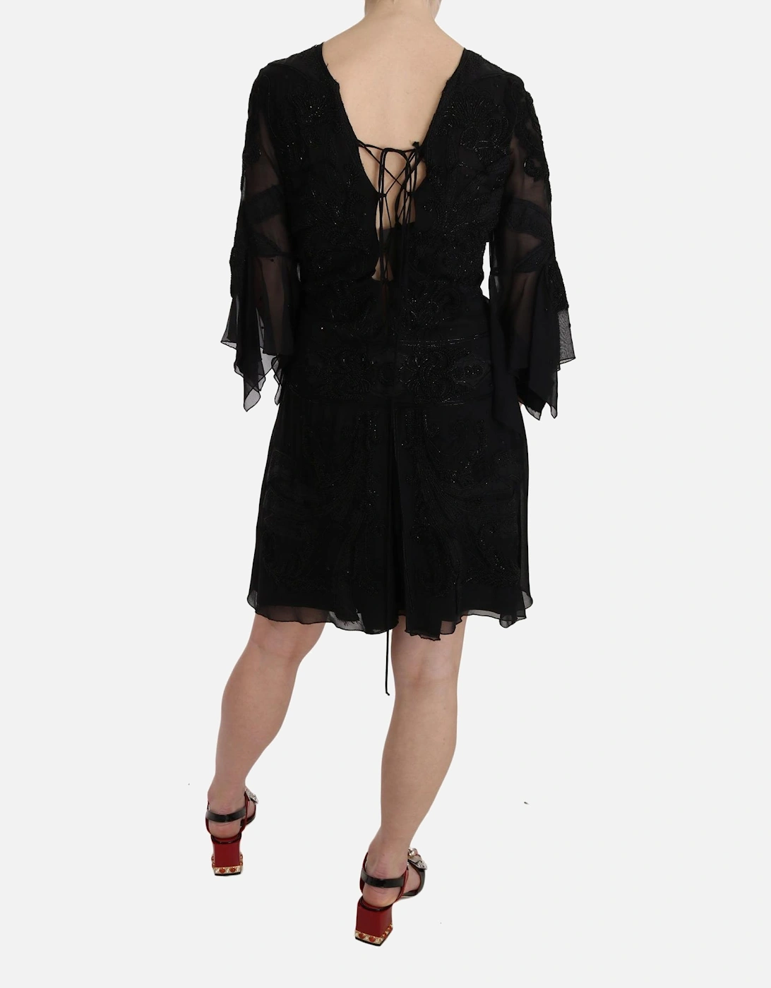 Embellished Mini Dress DR1672 Women - Black Dresses