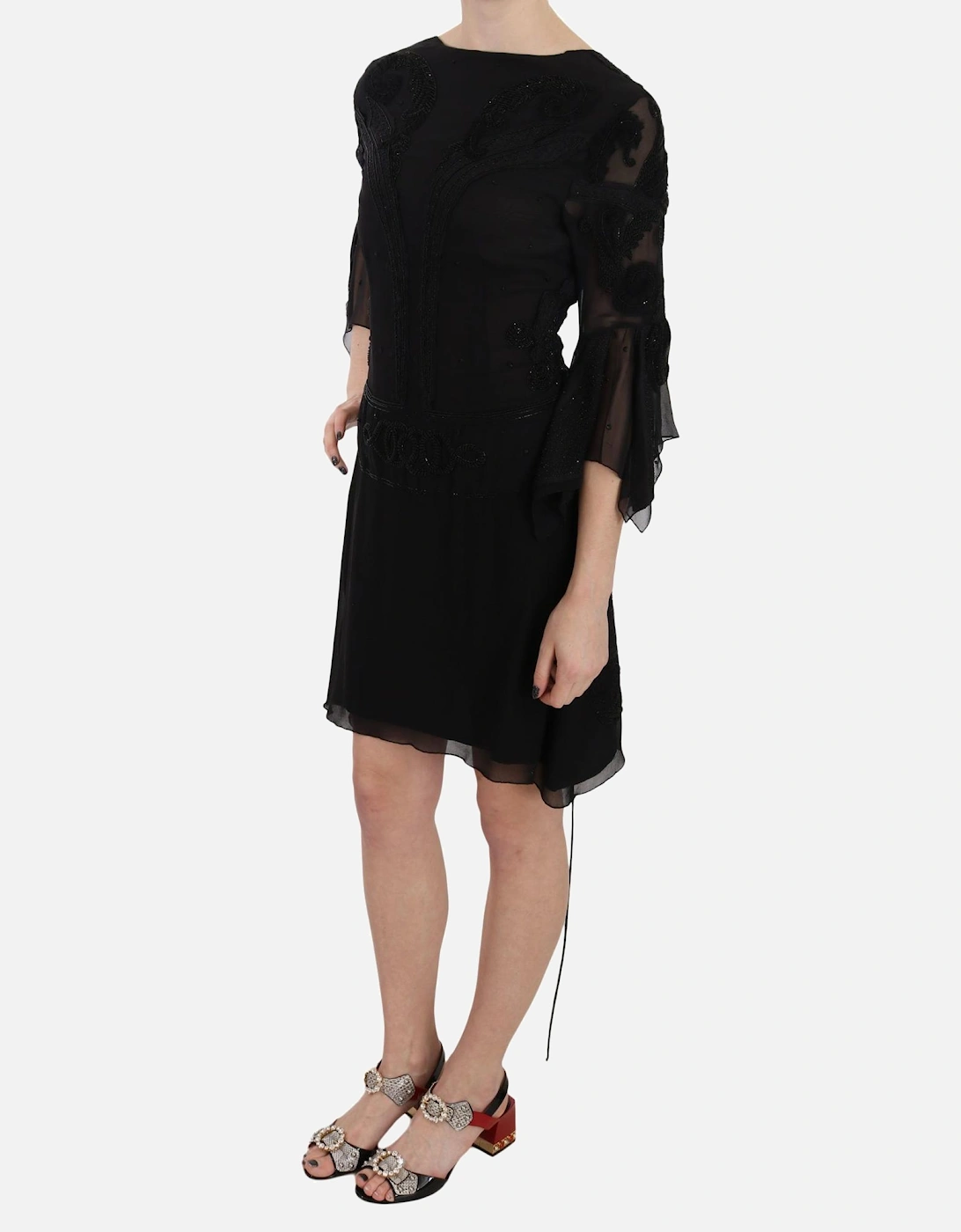 Embellished Mini Dress DR1672 Women - Black Dresses