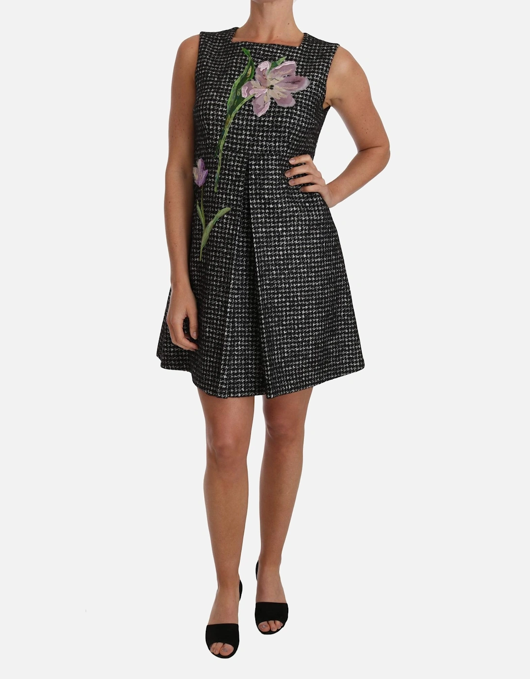 Dolce Gabbana Mini Dress Sleeveless ALine Women - Gray Dresses, 6 of 5