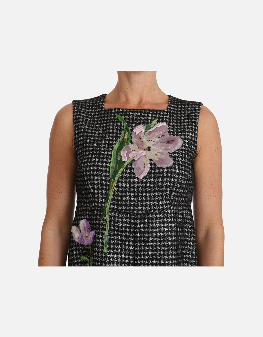 Dolce Gabbana Mini Dress Sleeveless ALine Women - Gray Dresses