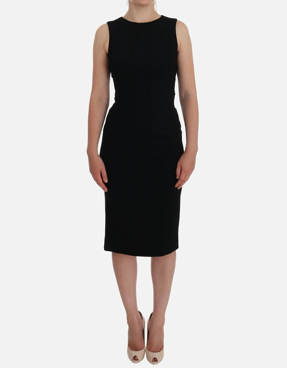 Dolce Gabbana Sleeveless Sheath Dress Women - Black Dresses, 7 of 6