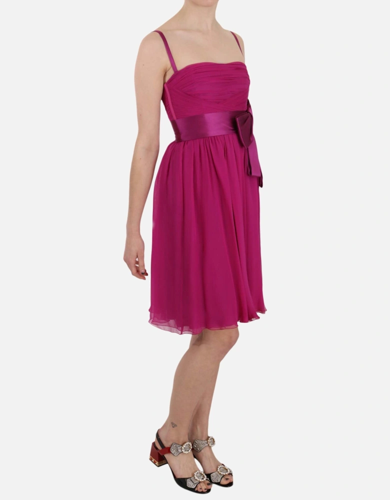 Dolce Gabbana Dress Sweetheart Neck Sleeveless Women - Pink Dresses