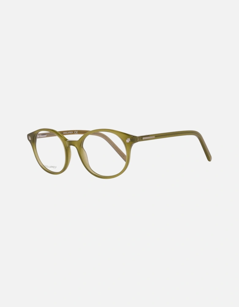 Round Olive Green Eyeglasses DQ5125 Unisex Frames