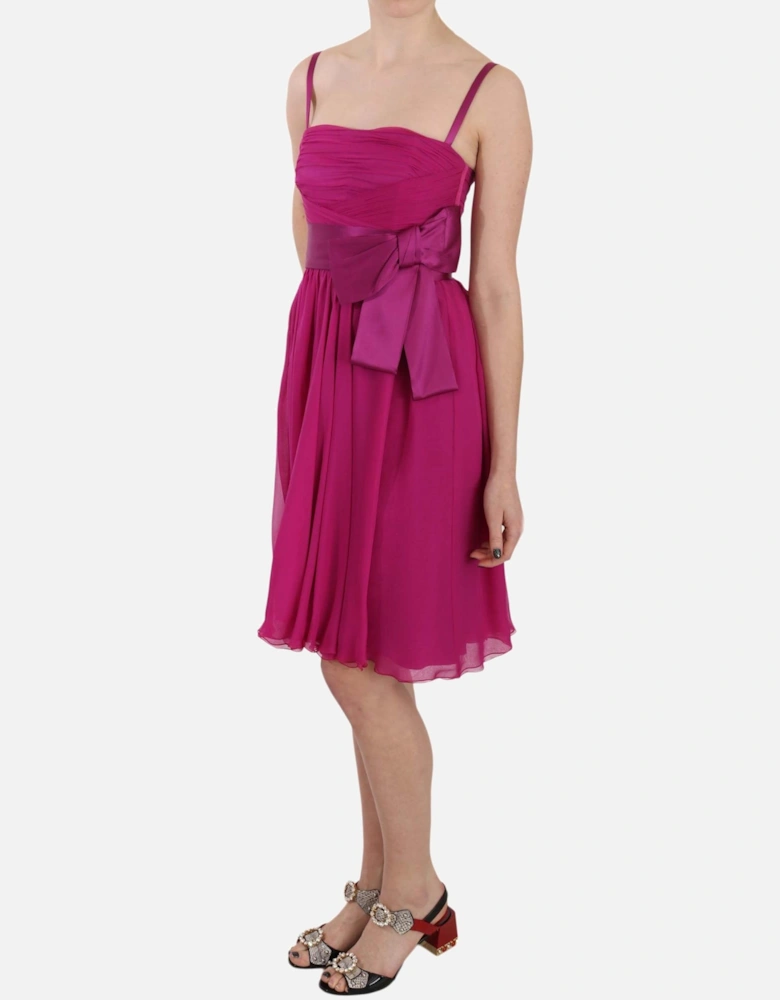 Dolce Gabbana Dress Sweetheart Neck Sleeveless Women - Pink Dresses