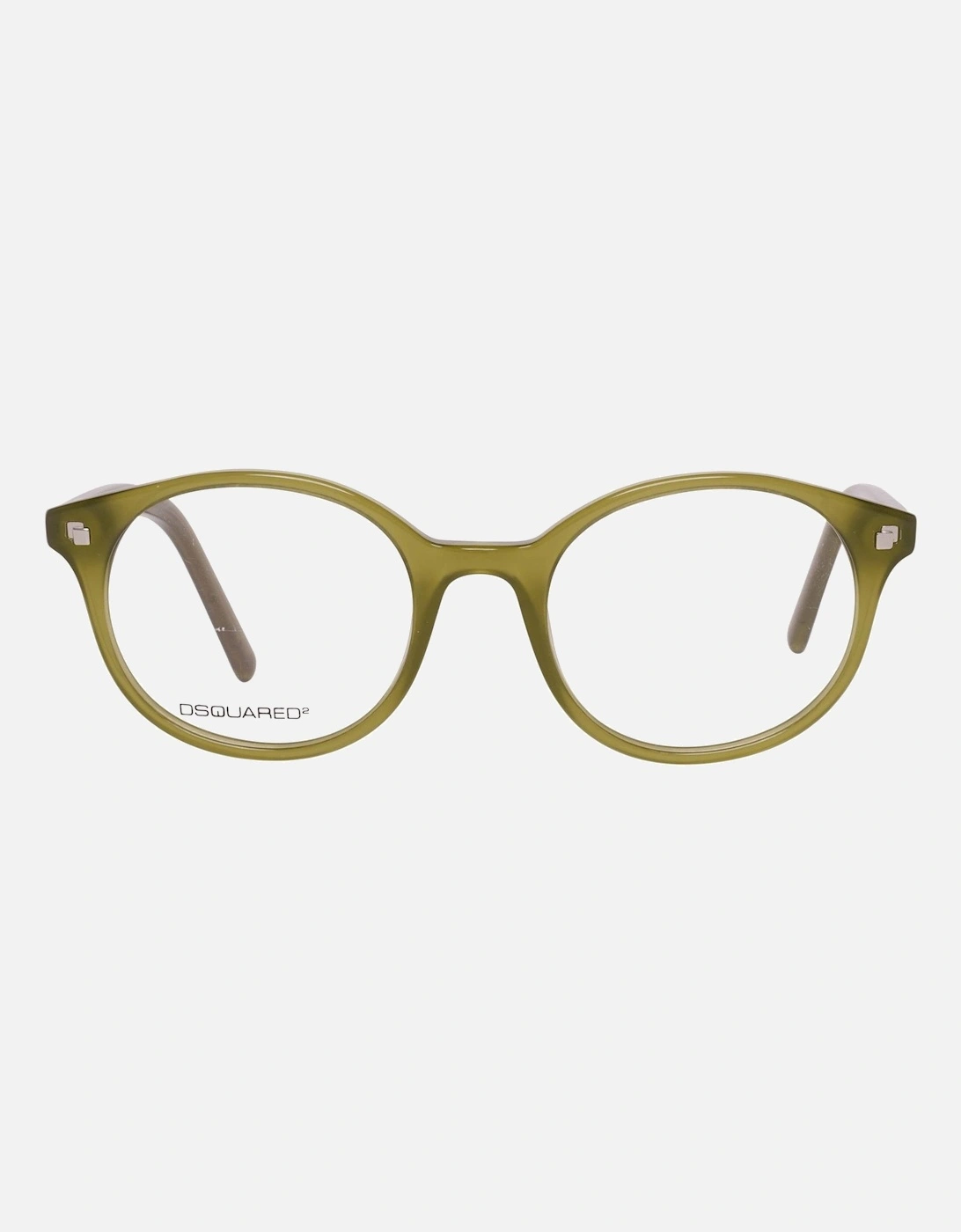 Round Olive Green Eyeglasses DQ5125 Unisex Frames