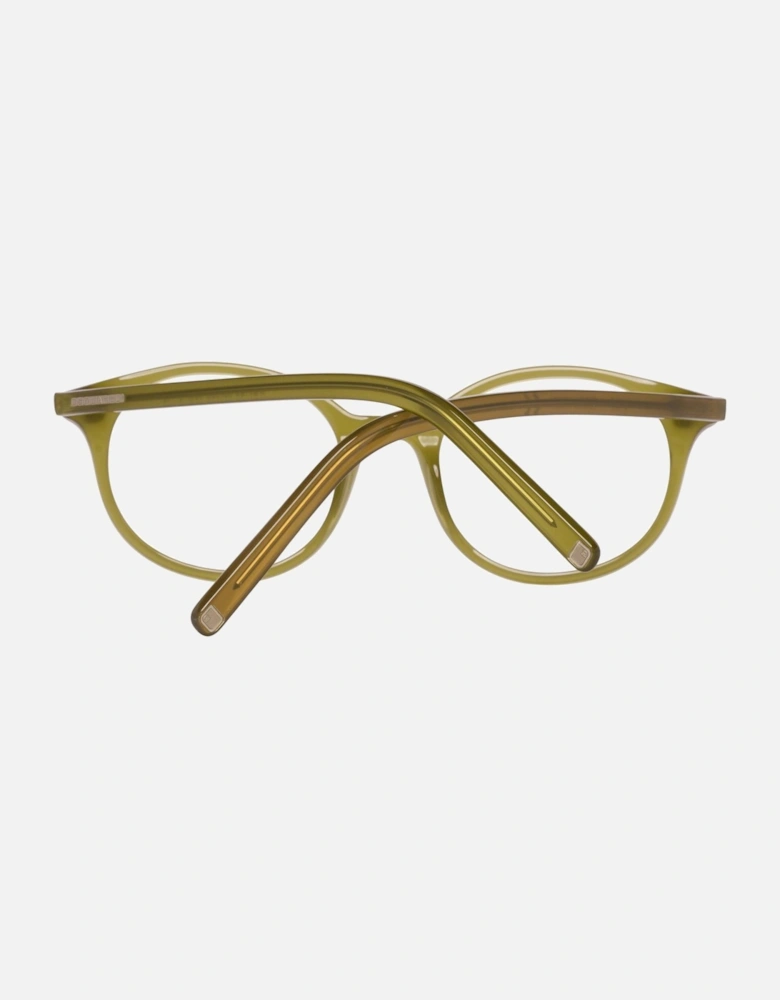 Round Olive Green Eyeglasses DQ5125 Unisex Frames