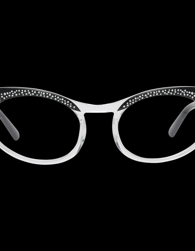 Cateye Glasses Rhinestone Detail Women - Black Frames