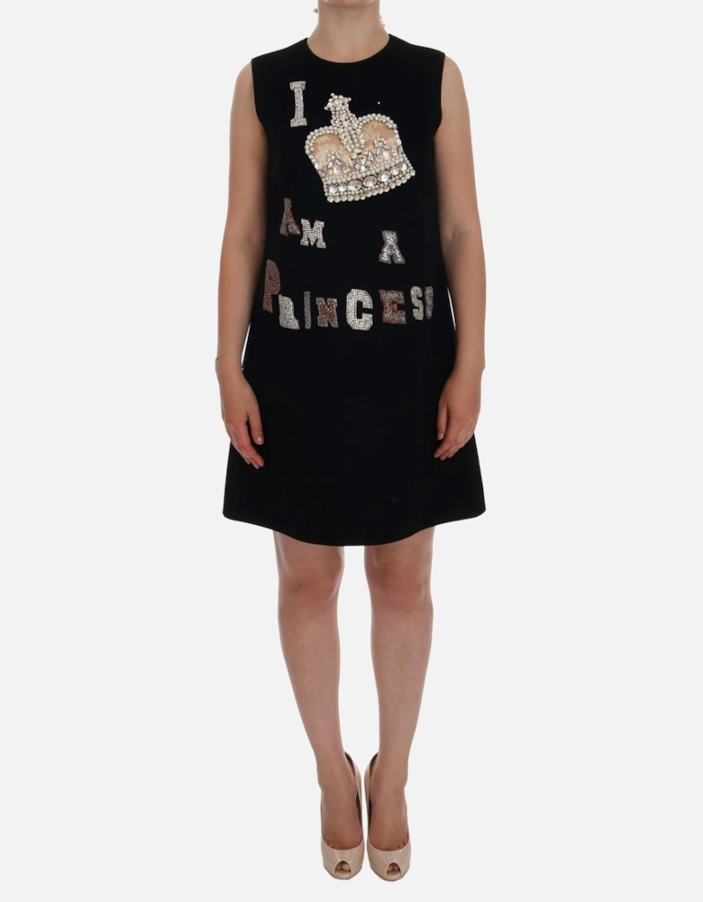 Embellished Aline Mini Dress DR1053 Women - Black Dresses