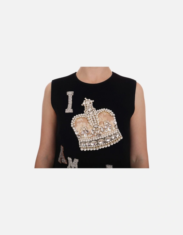 Embellished Aline Mini Dress DR1053 Women - Black Dresses