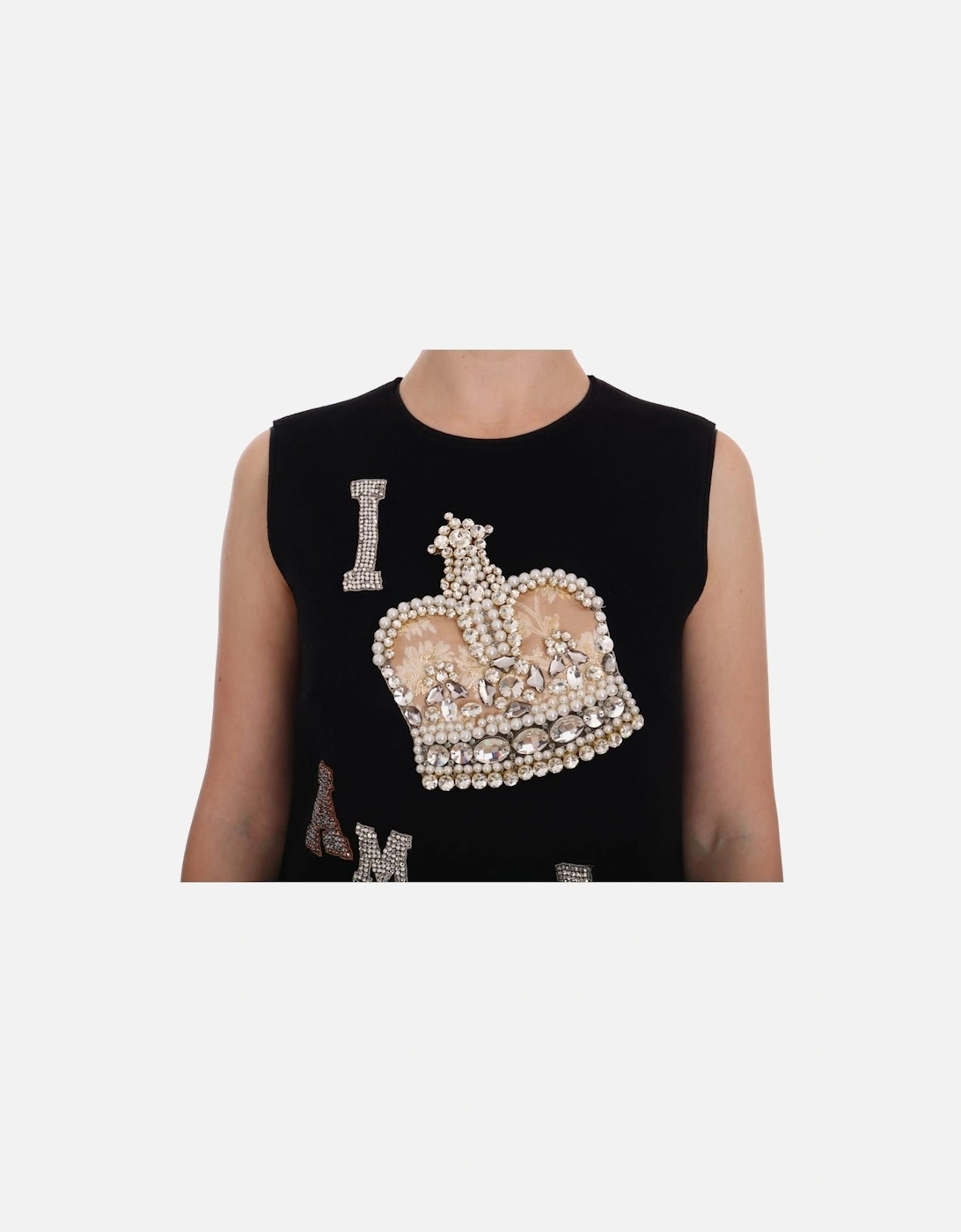Embellished Aline Mini Dress DR1053 Women - Black Dresses