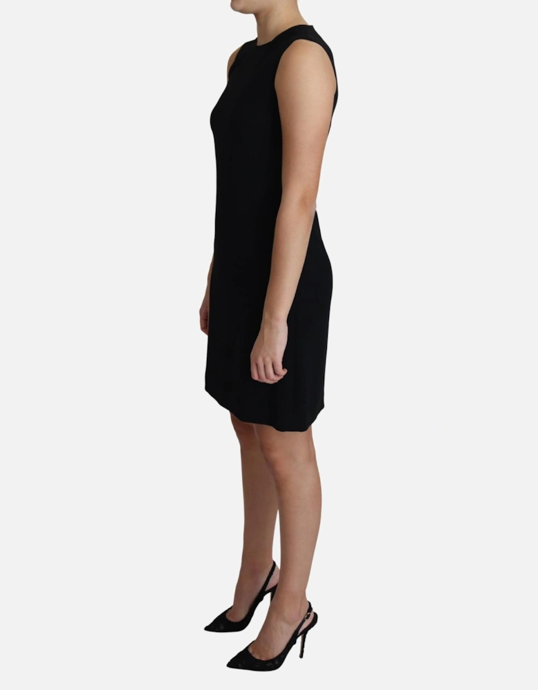 Sleeveless A-Line Shift Mini Dress Women - Black Dresses