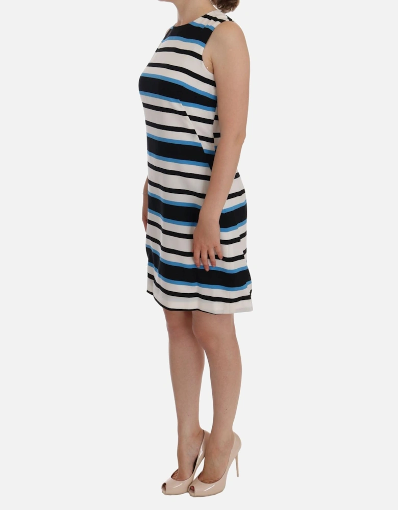 Sleeveless Striped Silk Shift Dress Women - Multicolor Dresses