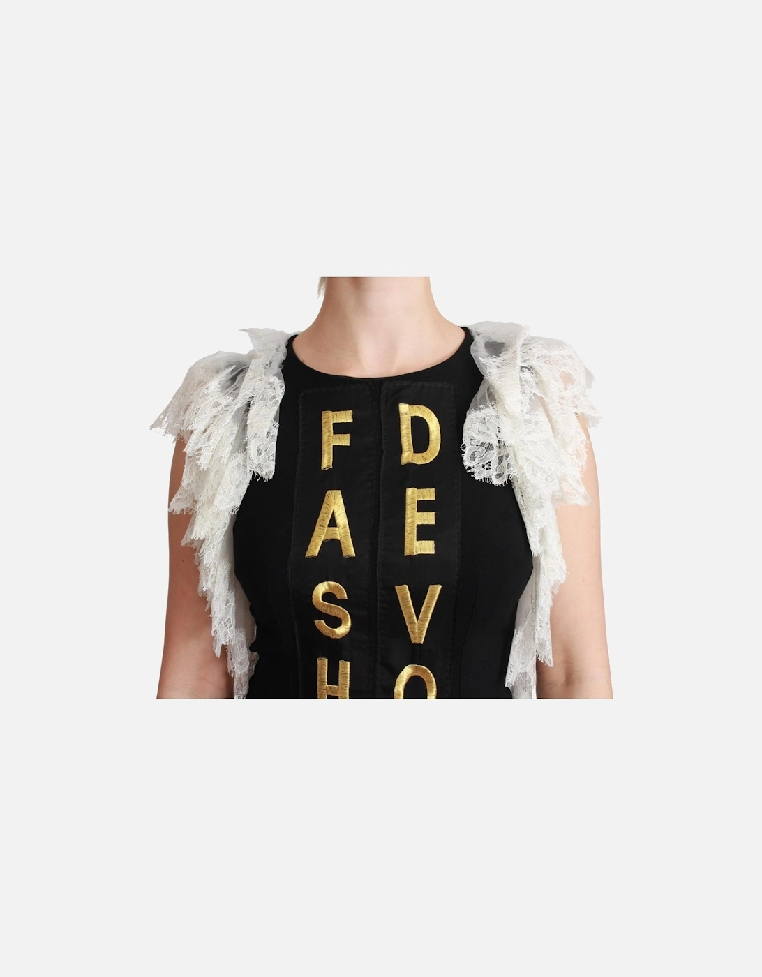 Dolce Gabbana Mini Dress Fashion Devotion Women - Black Dresses