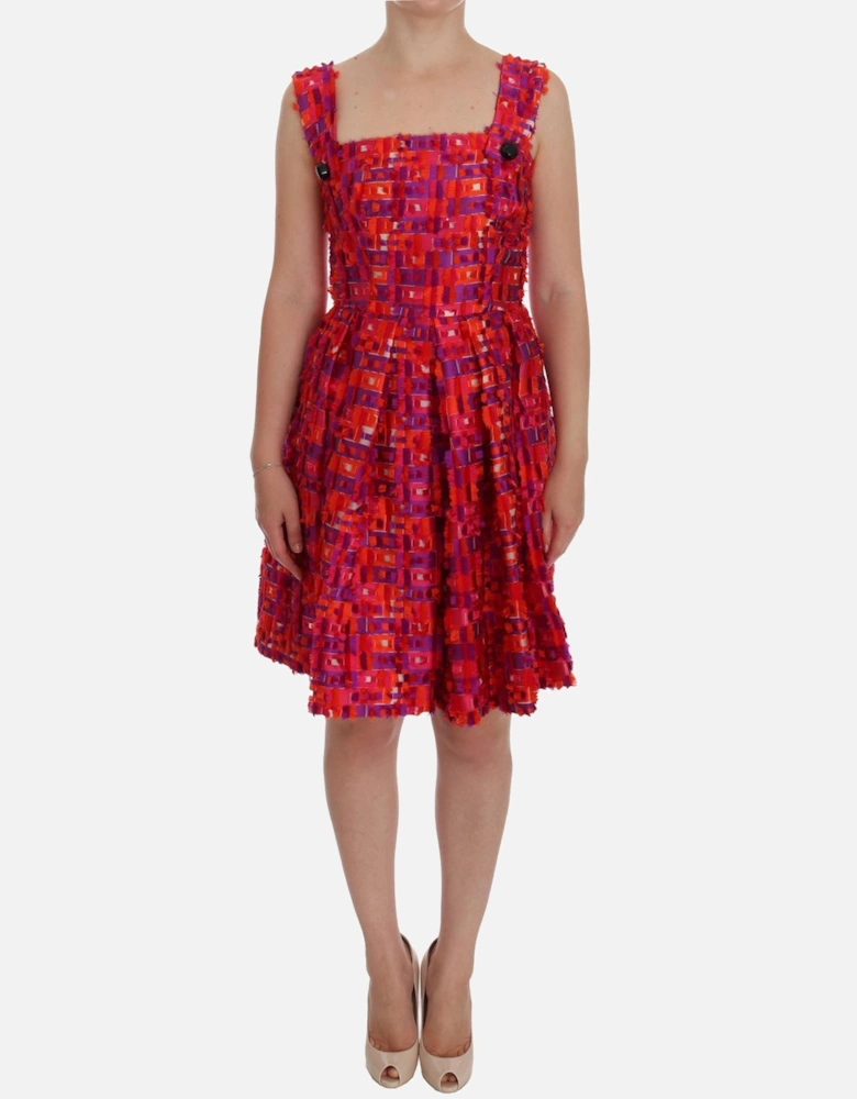 Dolce Gabbana Dress Geometric Print Mini Dress Women - Pink Dresses
