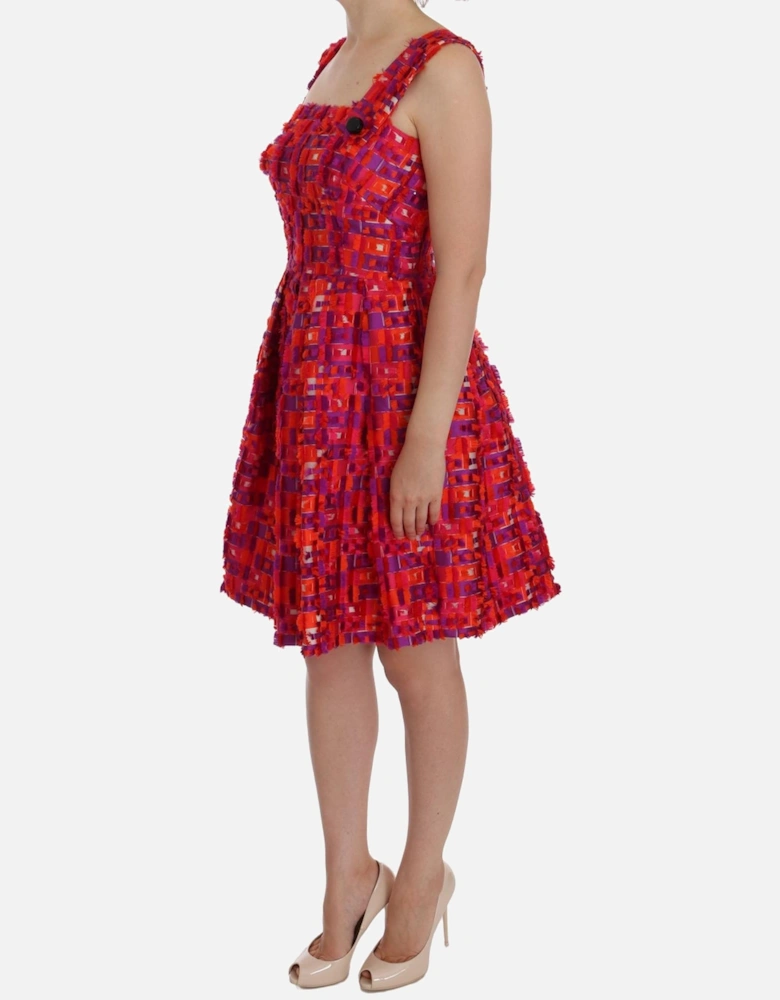 Dolce Gabbana Dress Geometric Print Mini Dress Women - Pink Dresses